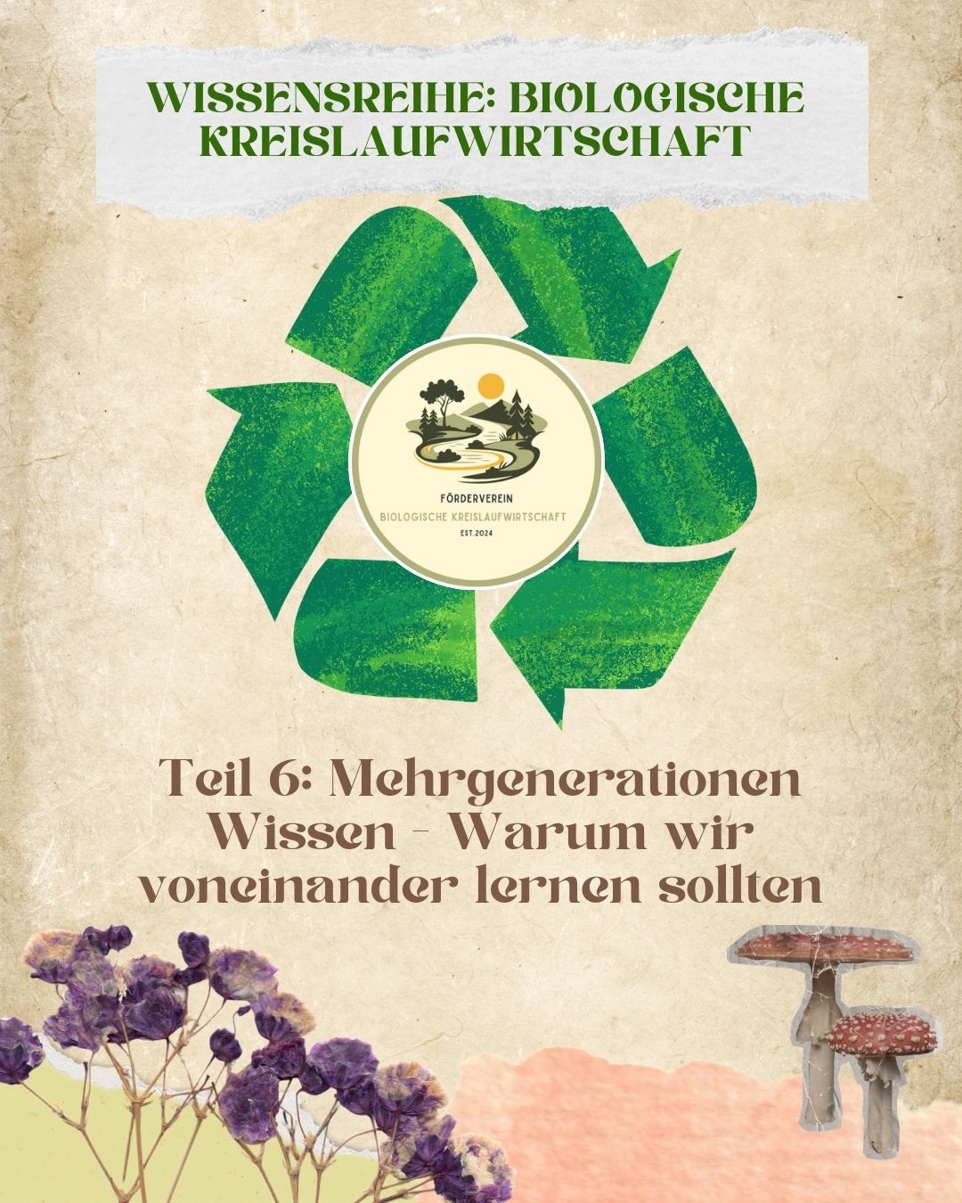 Teil 6: Mehrgenerationen – Wissen – Warum wir voneinander lernen sollten